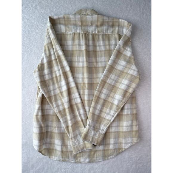 Lucky Brand Saturday Stretch Flannel Shirt Size XL Plaid Long Sleeve Button UP - Picture 5 of 6